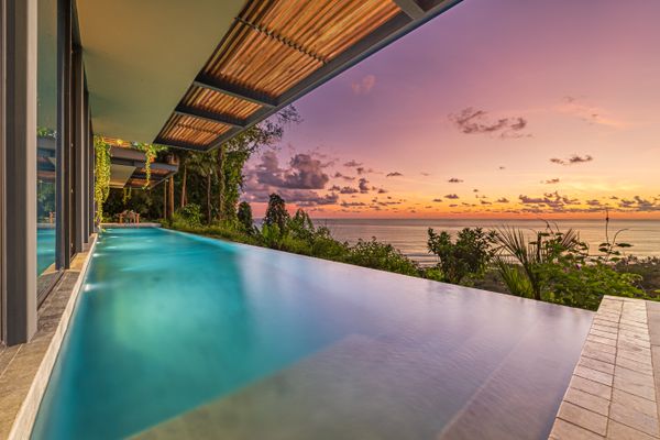 Epic sunsets from the pool deck...and every bedroom.