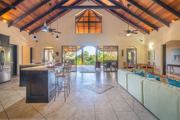A generously sized living room, blending functionality with elegant design.