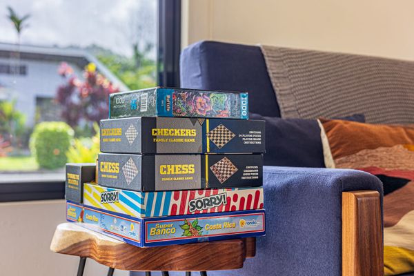 Enjoy board games while you're here!