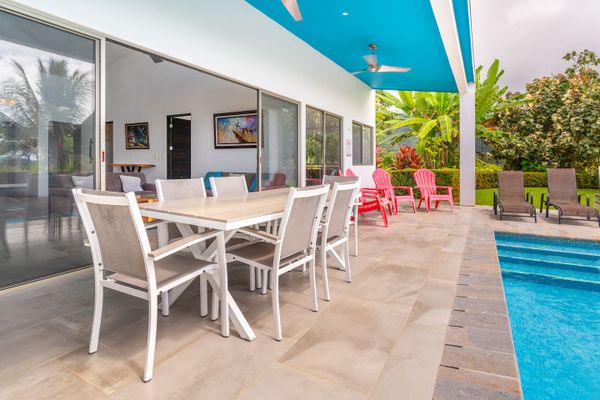 A charming exterior lounge, offering a cozy spot to enjoy the outdoors.