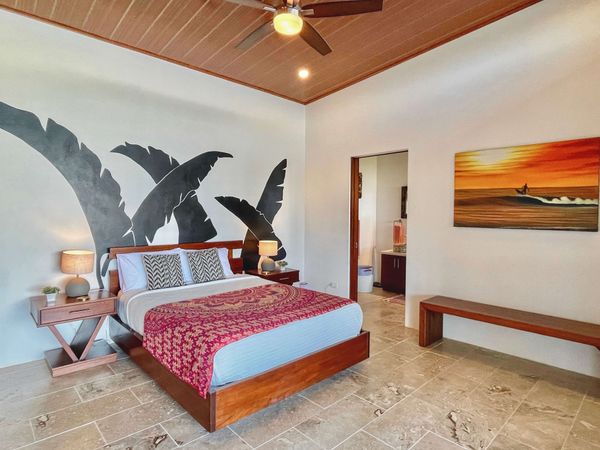 Suite #2 has ocean views, patio access, A/C, ceiling fan and en-suite bathroom.