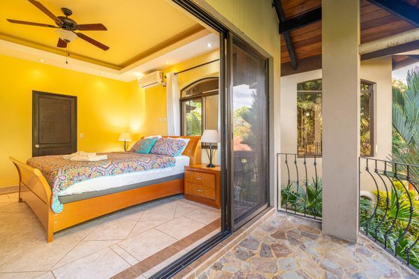 In suite second bedroom with private ocean view  balcony a