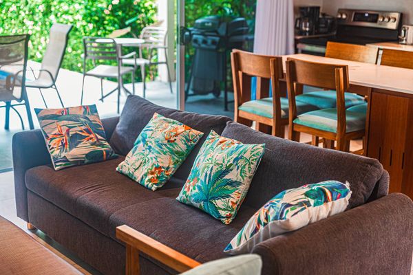 Tastefully decorated with a balance of modern elegance and cozy comfort.