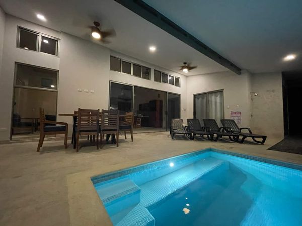 A perfect lighting to enjoy the outdoor spaces even at night!