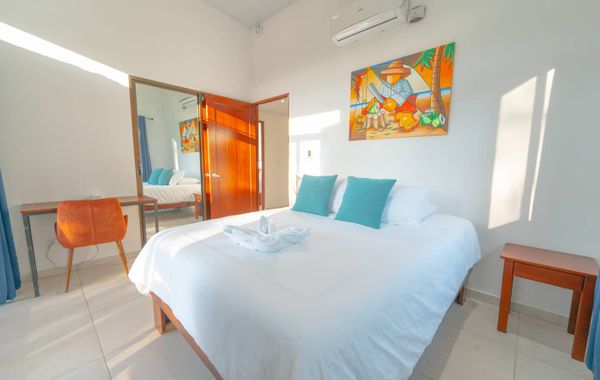 Bedroom #2 has access to the second floor ocean view patio.