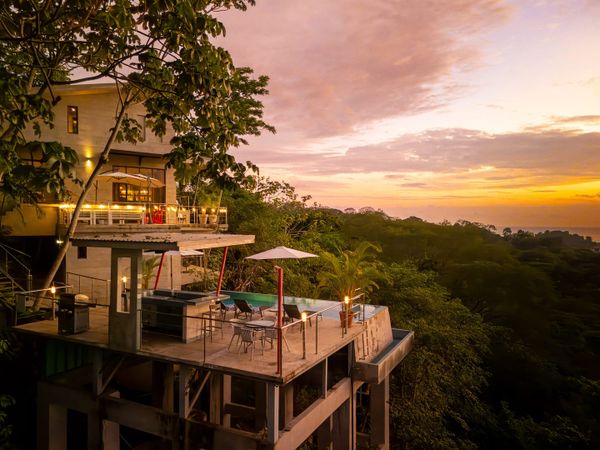 A peaceful paradise, immersed in lush vegetation, offering a serene connection to nature