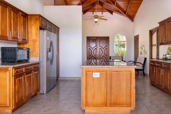 Well-equipped kitchen.
