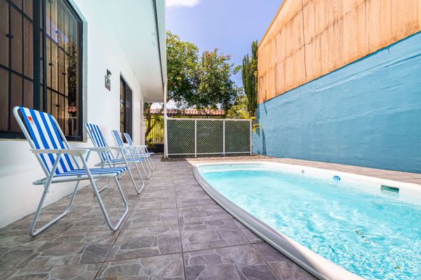 Cool off in the private dip pool.