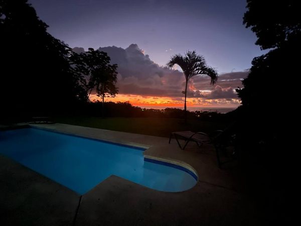 Enjoy the sunsets and dusk from the home.