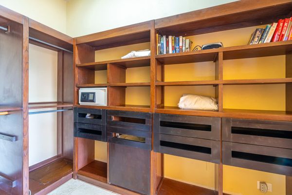Master bedroom walk- in closet