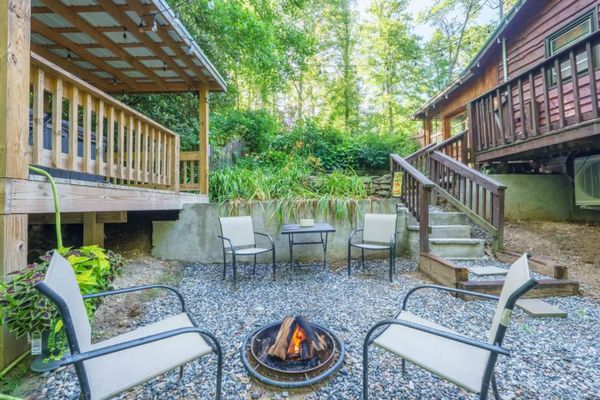 Fire pit area