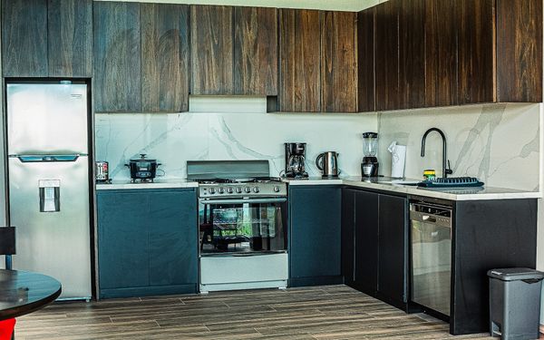 Kitchen in the casita.