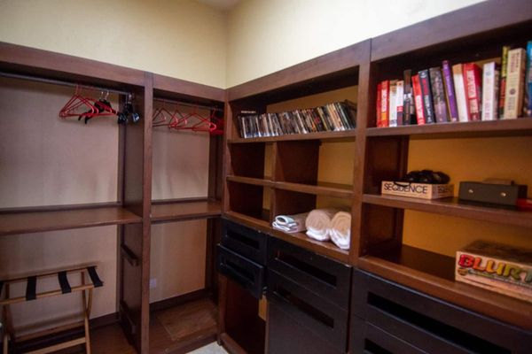 Walk-in closet in Owner's Suite