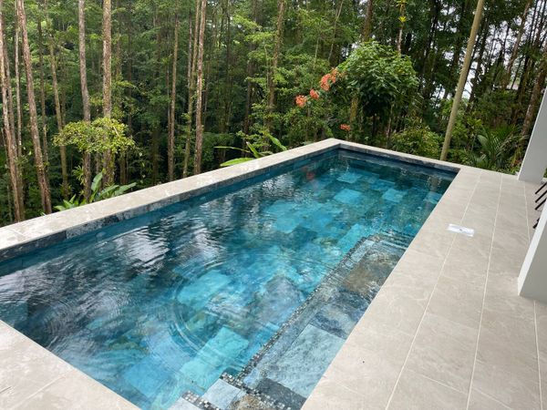 Beautiful and new swimming pool at the casita.  There are two (2) swimming pools on the property exclusively for Guests.