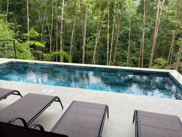 beautiful pool with stunning views of the surrounding nature