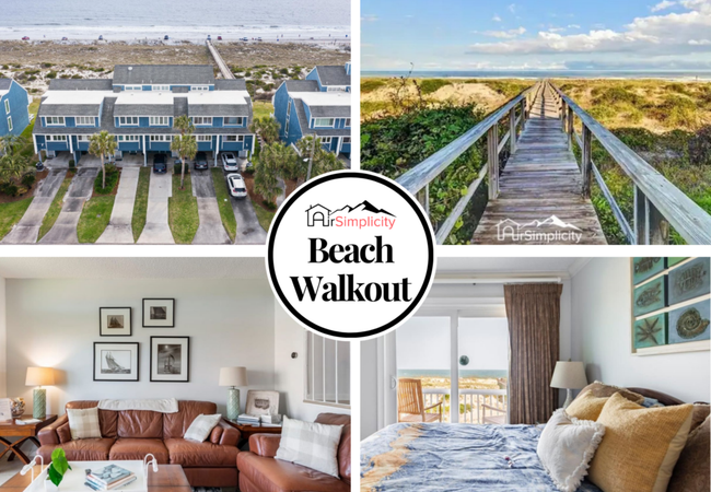 Beach walk out 1700 sf • 2 ocean balconies • pool