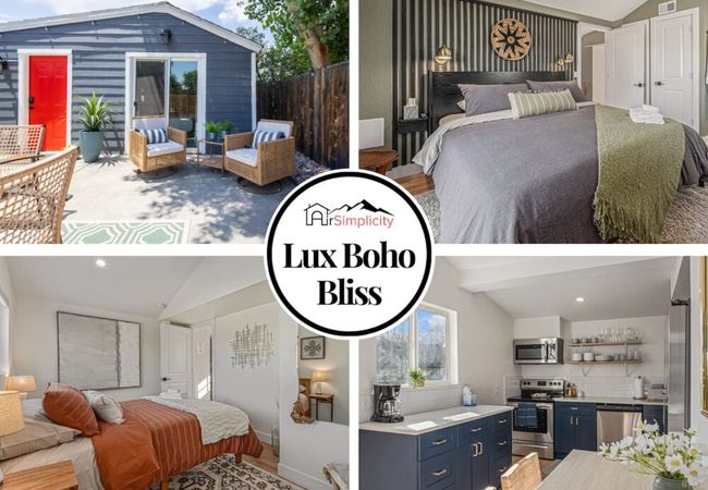 Tennyson boho stay • fenced yard • pet-friendly