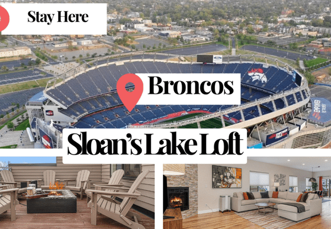 Walk to broncos stadium | hot tub & rooftop