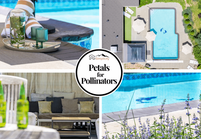 Heated pool | bbq | cabana | gardens