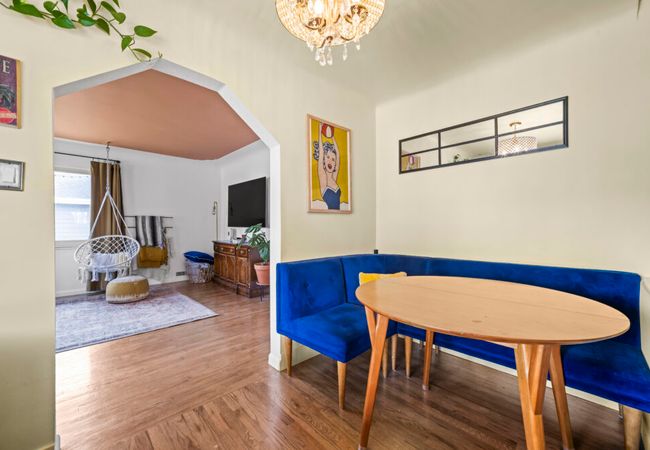 Spacious home for 7 with bbq and fenced yard