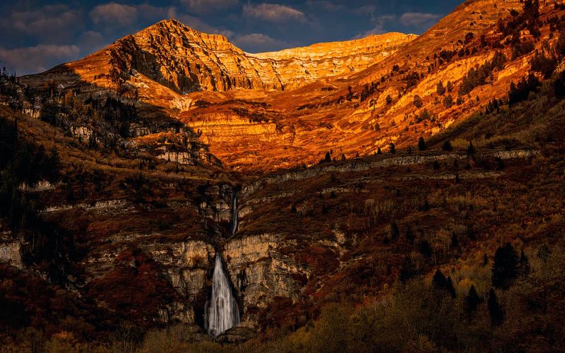 Mountain Cabins Utah Stewart Falls Mount Timpanogos Sundance 1 auto x2 3