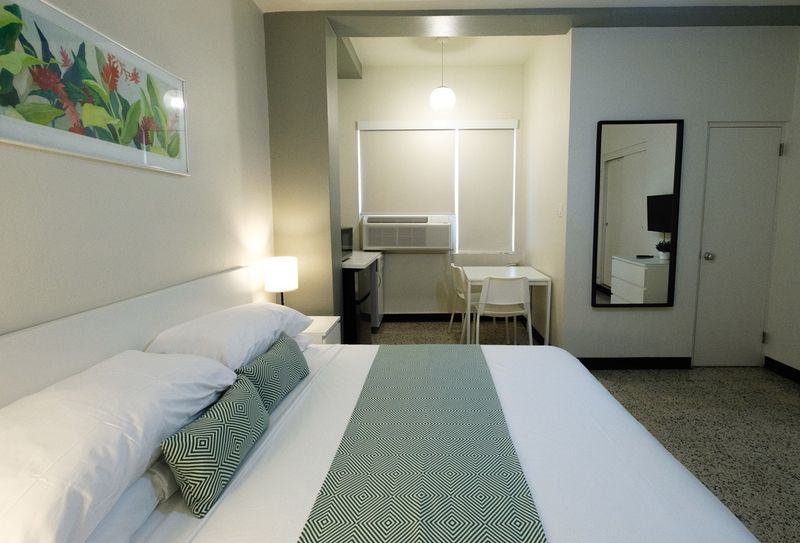 Enjoy the modern comforts of this room, including individual climate control for your perfect temperature and a comfortable setting designed for your ease.