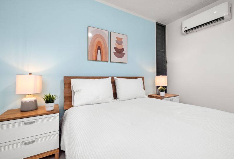 Experience rest like never before in our beautifully appointed bedroom!
