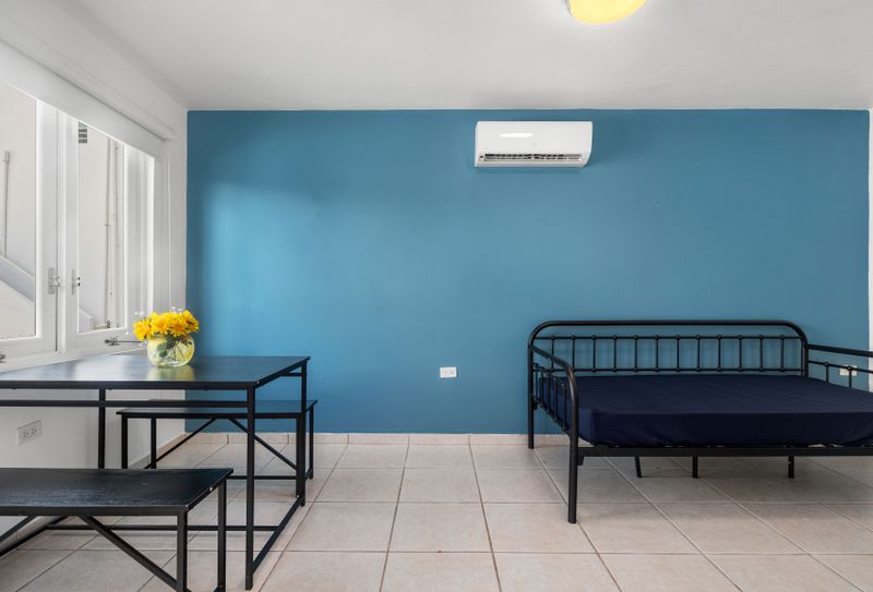 Unwind in the chic simplicity of this elegantly designed and well-appointed space, offering a perfect blend of style and comfort for relaxation.