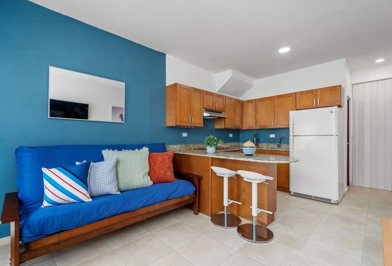 A bright and comfortable space to relax and recharge after a long day.