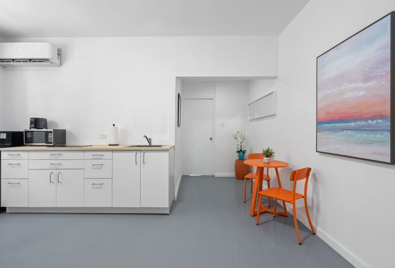 Inviting kitchenette perfect for quick meals.