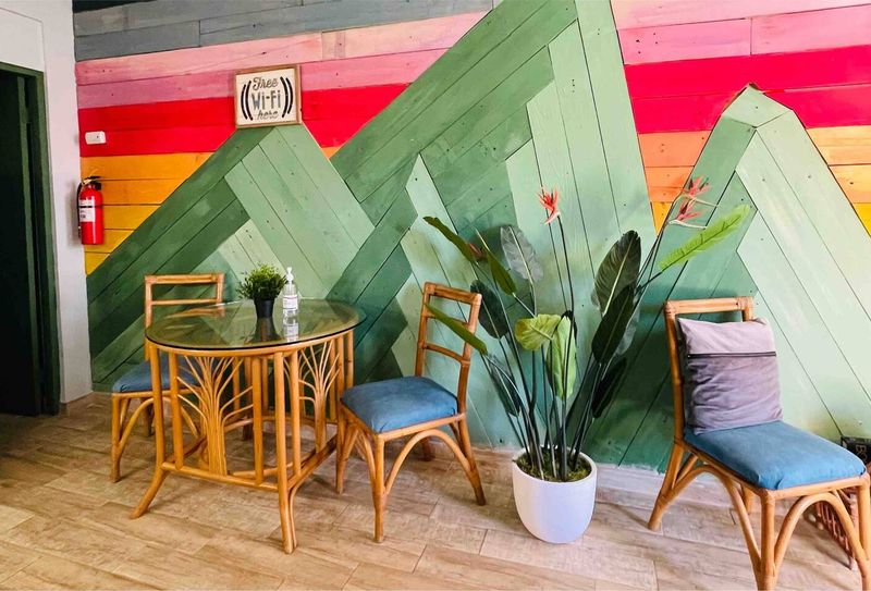 Stylish decor and a warm atmosphere make this the perfect dining spot.