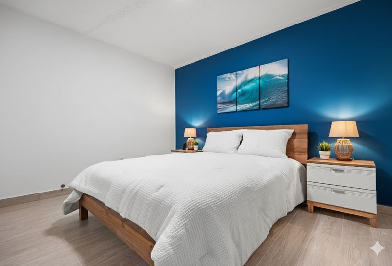 Elena | Beach Home 5 Ocean vibes right in your room! Enjoy the relaxing atmosphere.