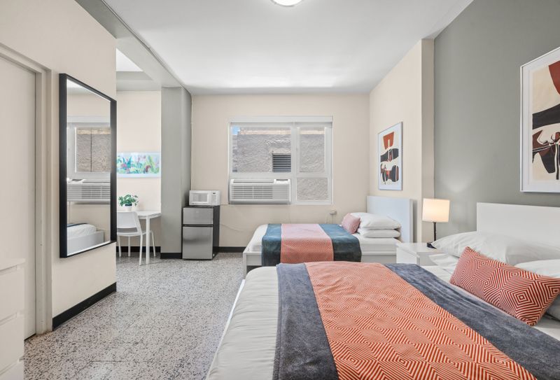 Enjoy the open feel of this bright and airy space, offering comfortable sleeping arrangements and plenty of room to relax and make yourself at home.