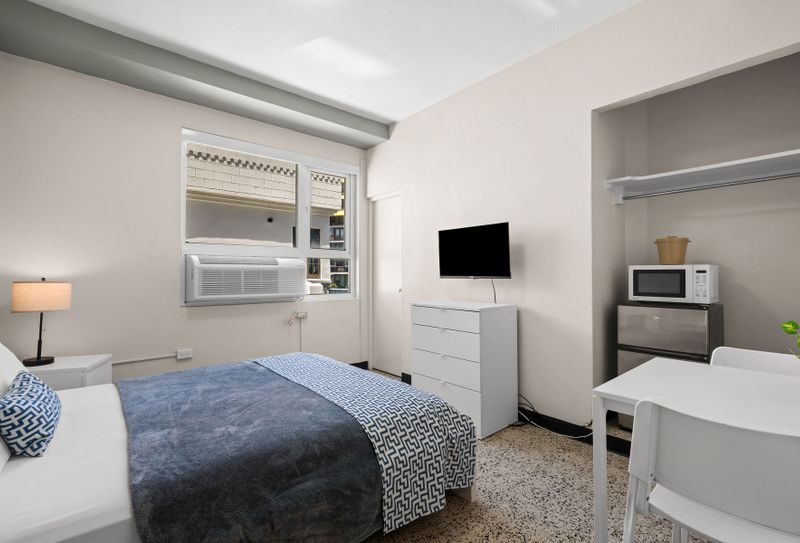 Soft Queen bed and cold AC ensure a deep, refreshing night's sleep.