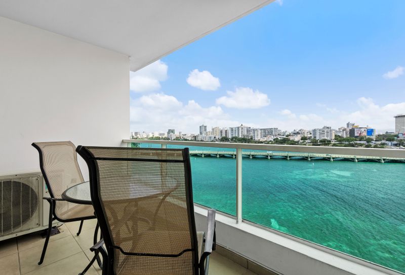 Entrance of balcony revealing a glimpse of your comfortable and well-equipped space.