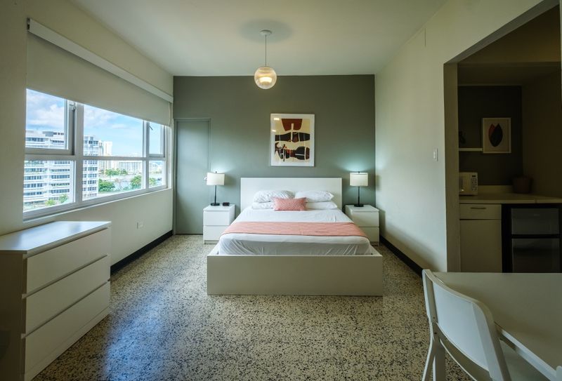 Step into a peaceful retreat designed for your ultimate relaxation. This comfortable bedroom provides a tranquil space for a restful night's sleep.