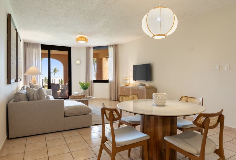 Stylish and spacious living room for unwinding.