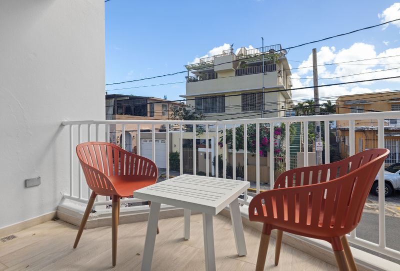 Your private balcony with a view, a peaceful haven for your city stay.