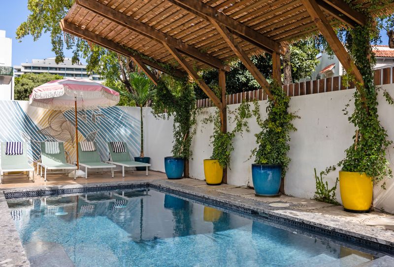 Take a dip under the stars in our beautifully lit pool.