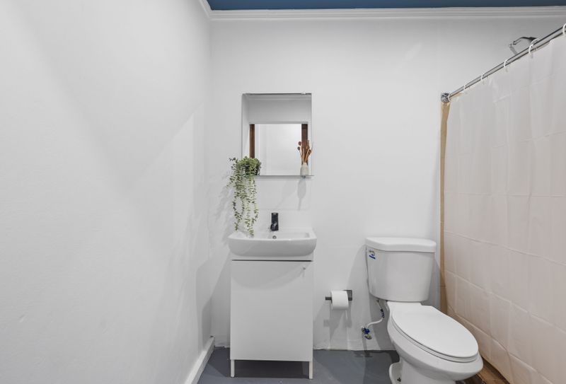 Streamlined Comfort: Our efficiently designed bathroom ensures a comfortable and convenient experience, featuring modern fixtures and a clean, fresh aesthetic.