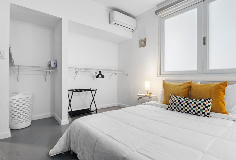 Designed for Dreams: Experience the perfect blend of modern style and cozy comfort in this bedroom, where thoughtful details ensure a restful stay.