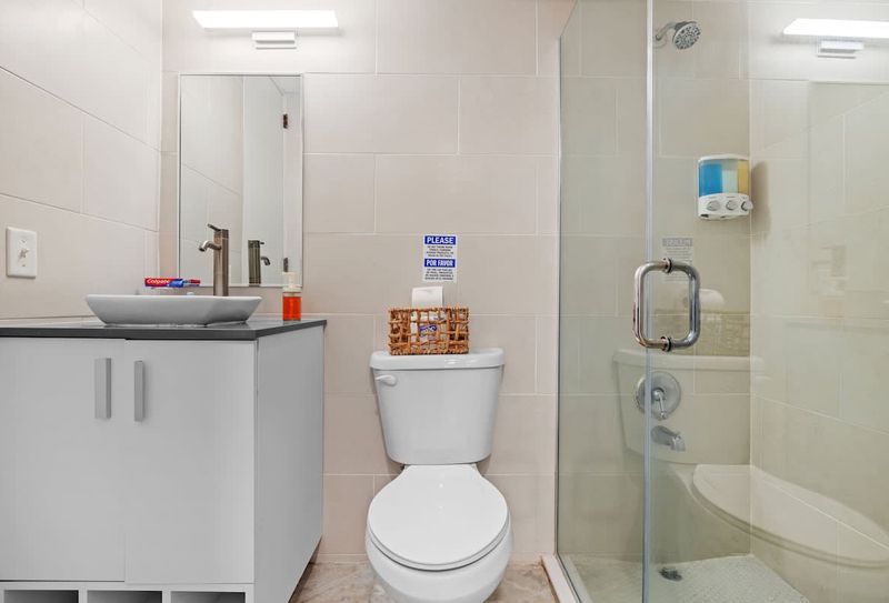 Clean and chic bathroom with contemporary design.