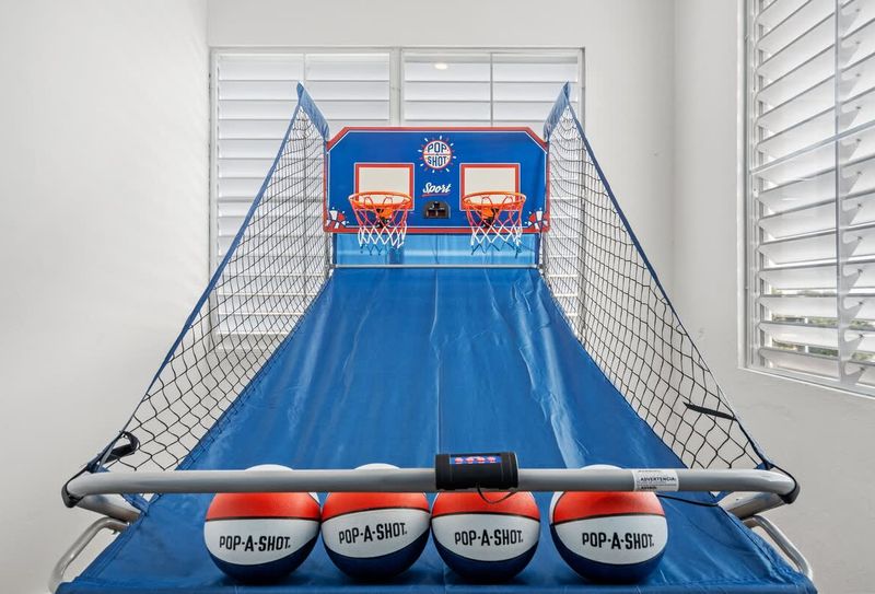 Seeking indoor entertainment? Experience our professional-grade basketball arcade for endless fun.
