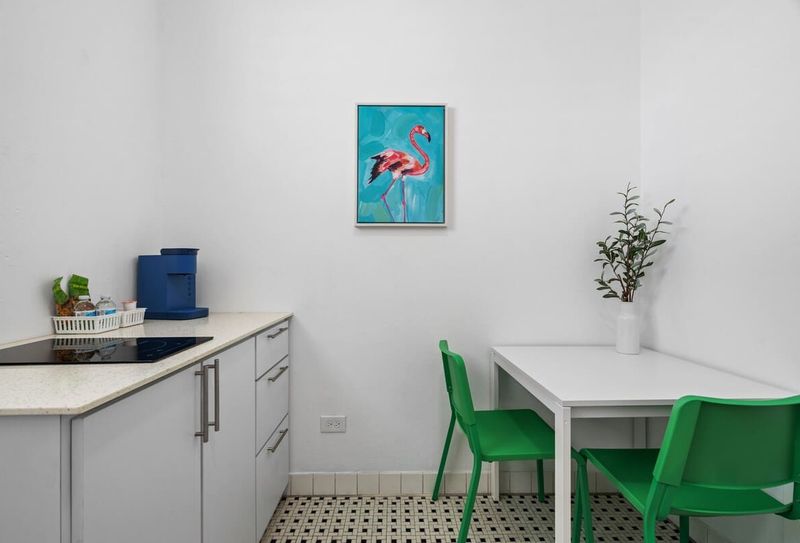 A compact yet stylish space equipped for your basic cooking needs.