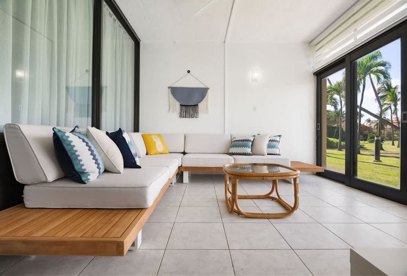 A modern and minimalist design creates a peaceful and relaxing atmosphere.