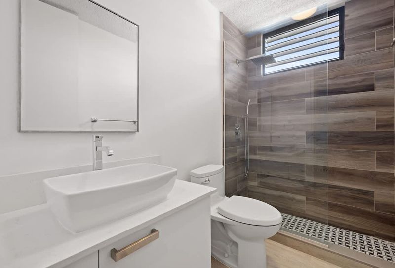 Pamper yourself in our pristine, stylish bathroom.