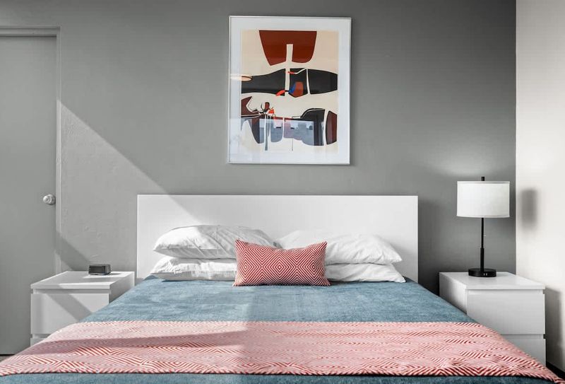 Olimpo | Double Full Bed Room w/ Balcony 2 Step into a peaceful retreat designed for your ultimate relaxation. This comfortable bedroom provides a tranquil space for a restful night's sleep.