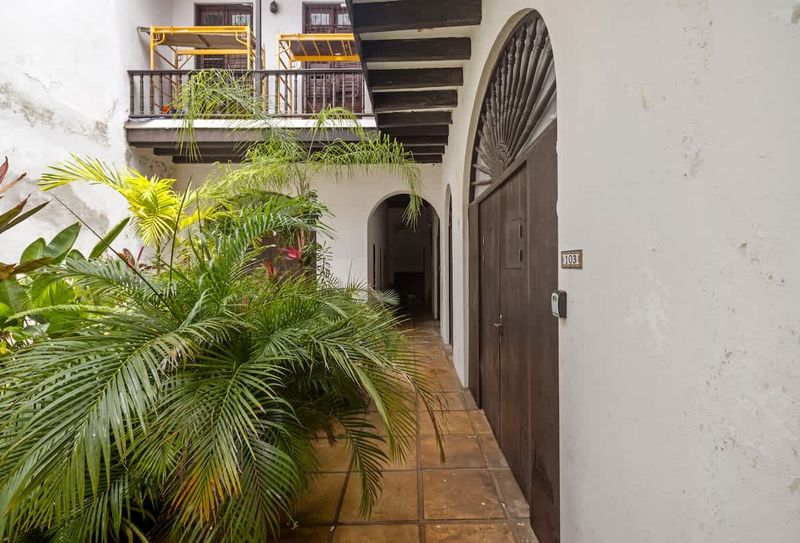 old san juan apartment with internal courtyard