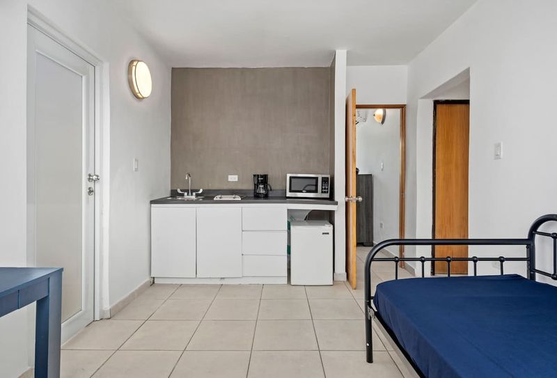 Convenient kitchenette for light meals and snacks.