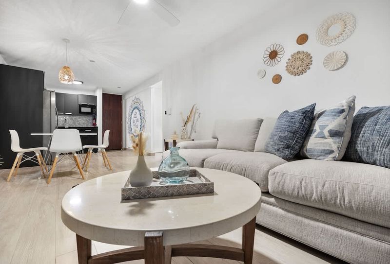 Elena | Beach Home 5 Immerse yourself in comfort in our meticulously designed living room.